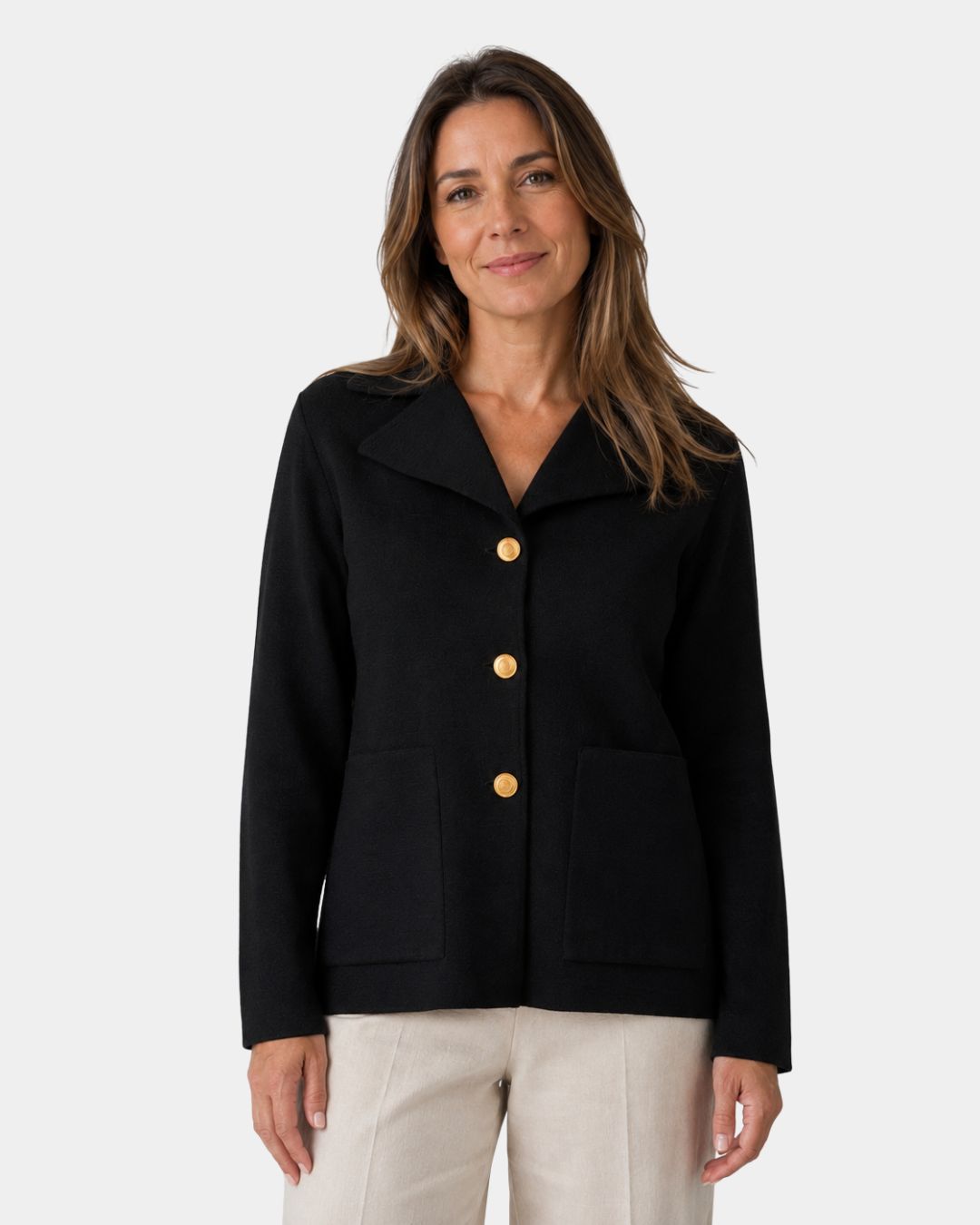 Celine | Cardigan in Maglia di Lana Merinos