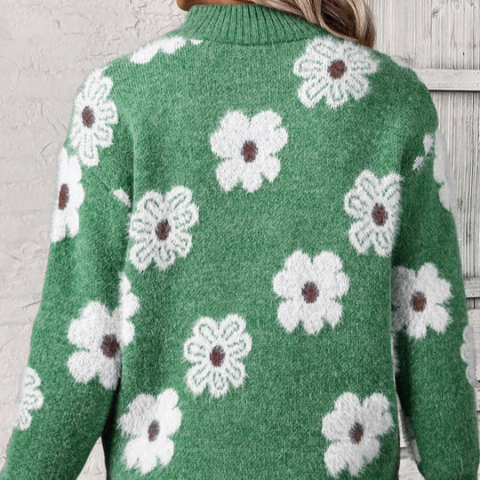 BLOOM | Pullover con colletto a zip