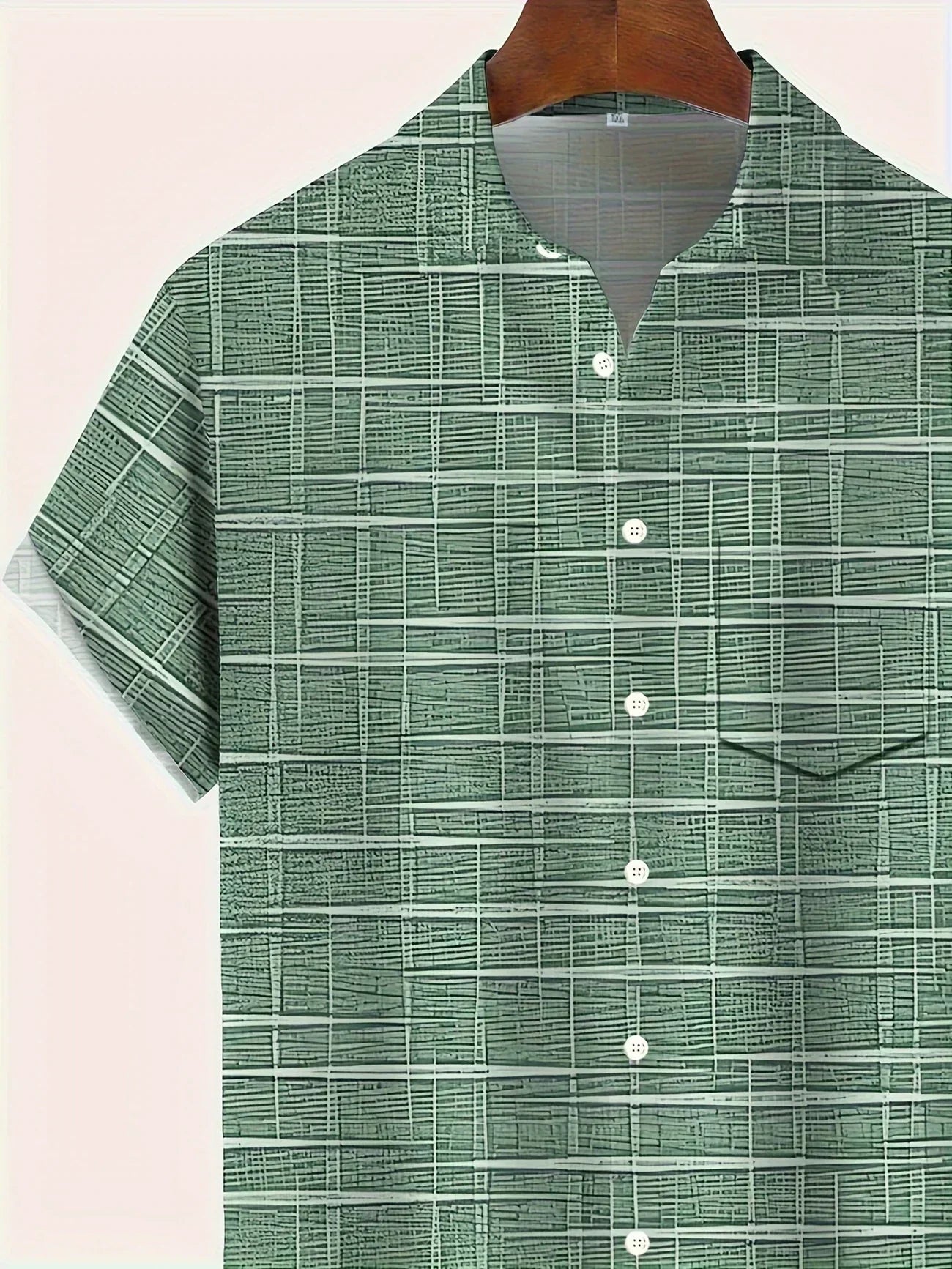 Camicia Haroyan con motivo a righe a quadri alla moda