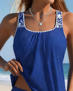 Marie | Tankini stampato a due pezzi