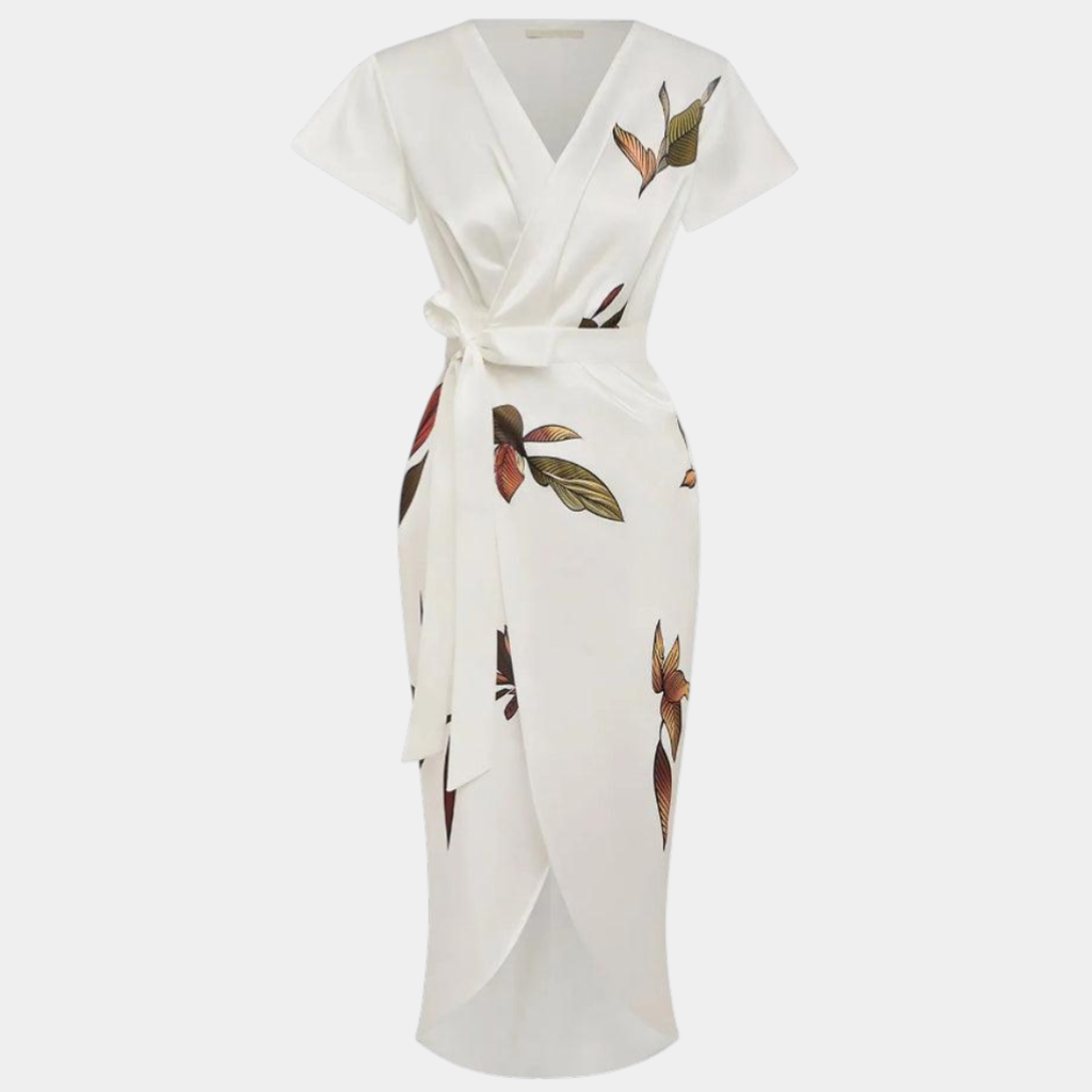 Agathe | Abito a portafoglio elegante con stampa floreale