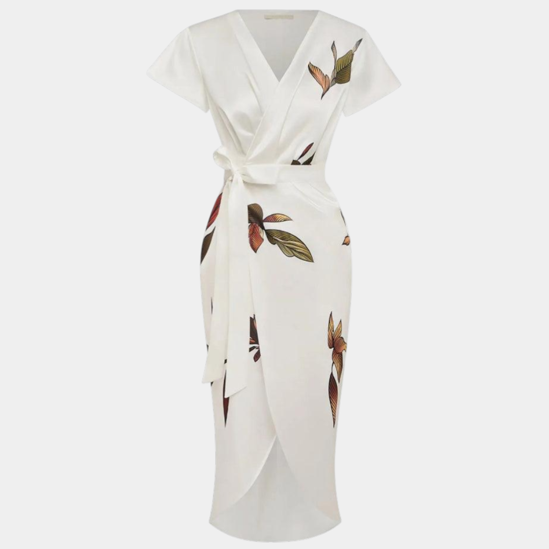 Agathe | Abito a portafoglio elegante con stampa floreale