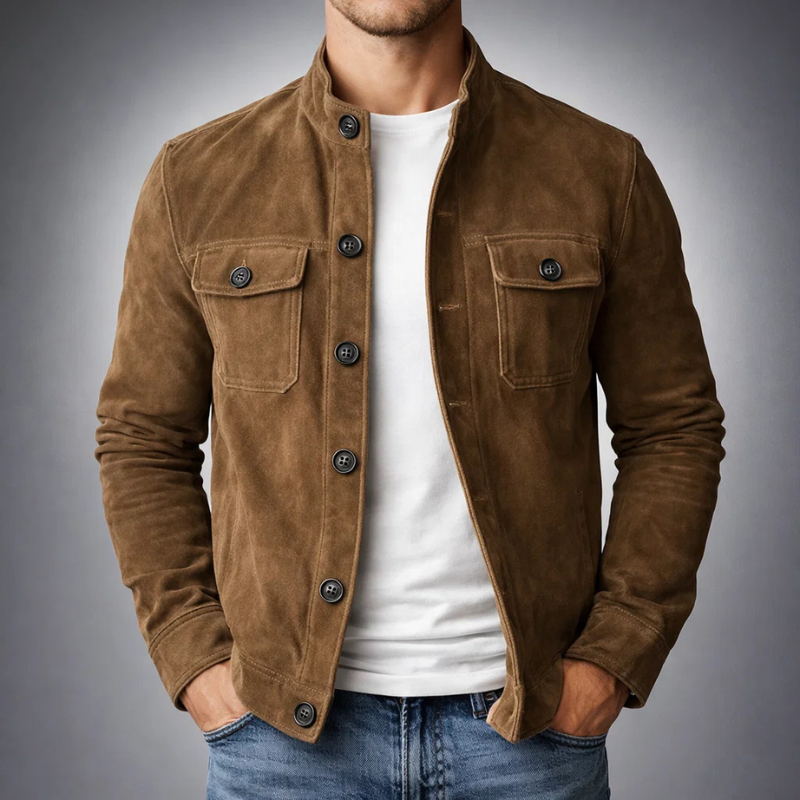 Daniël | Giacca in Pelle Scamosciata Premium