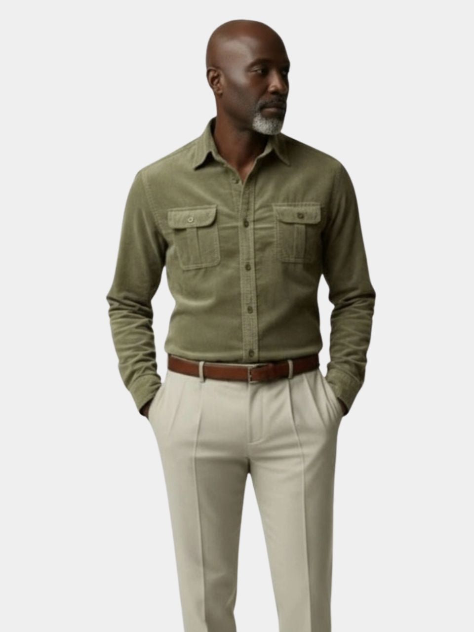 Matthijs | Camicia Casual in Velluto