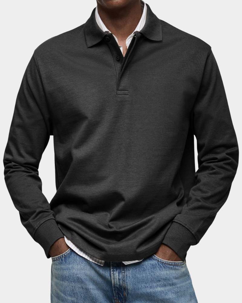 Lucca | Polo a Maniche Lunghe Premium