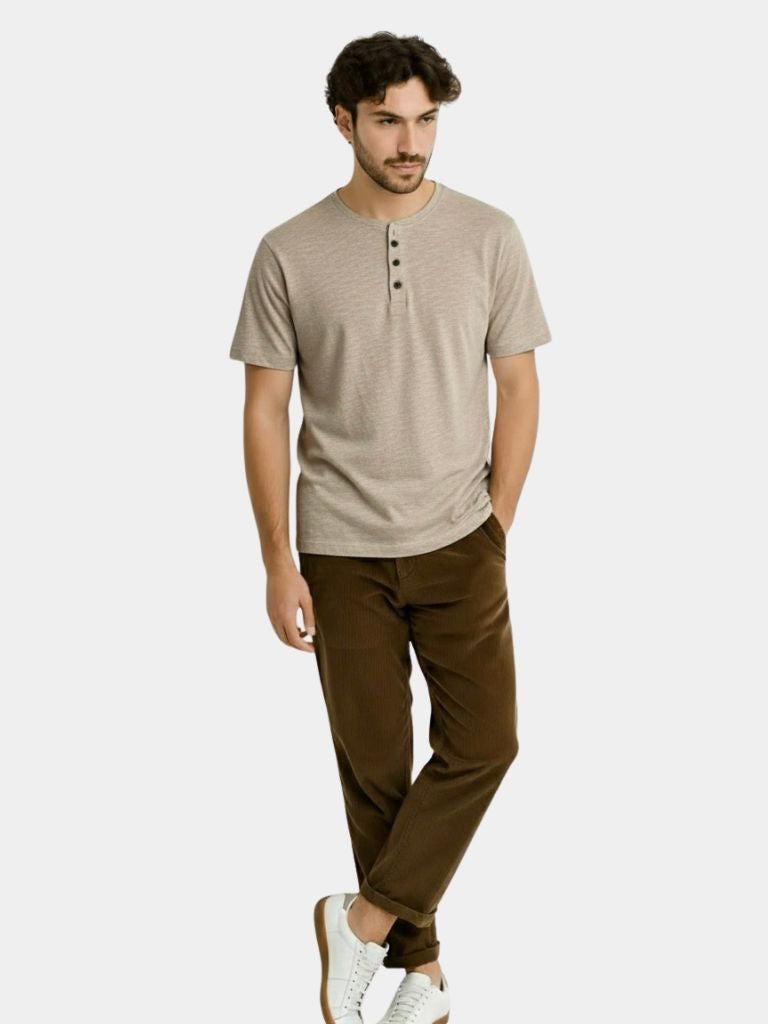 Adam | Camicia Henley Premium