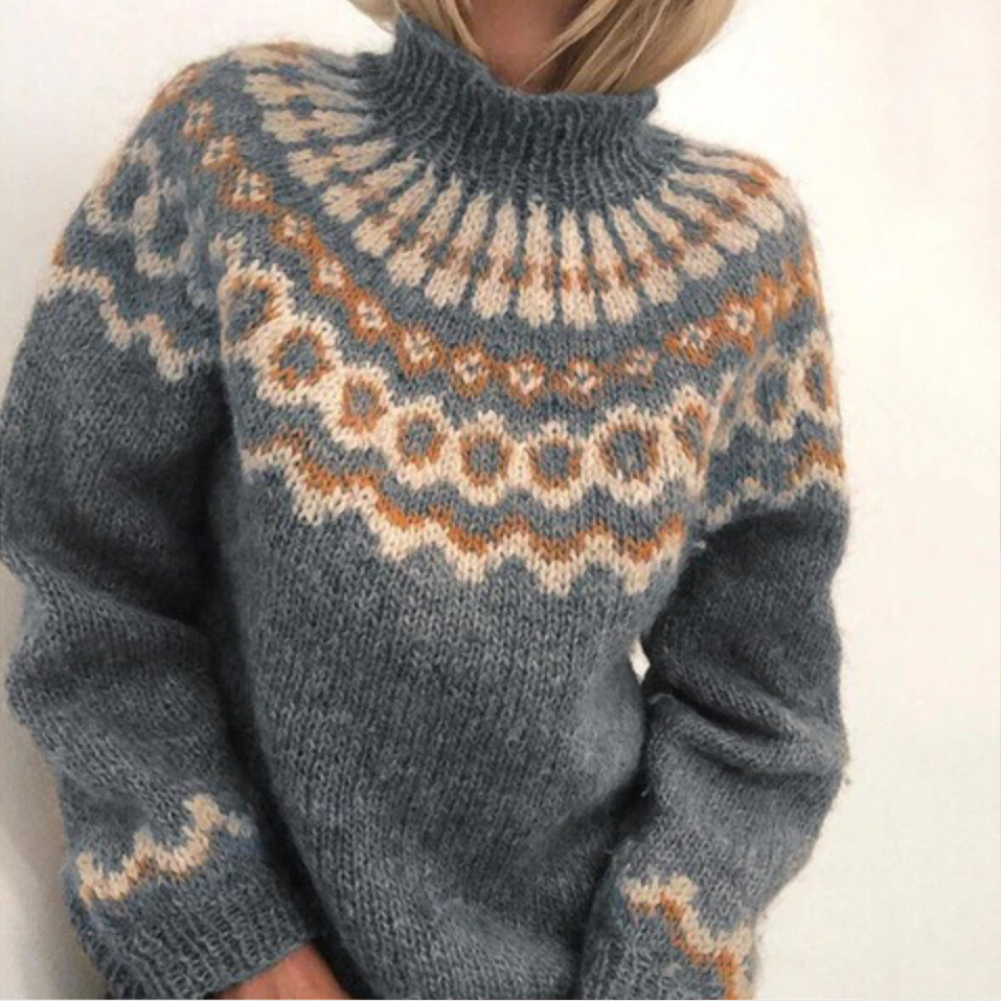 Sylvia™| Maglione elegante a collo alto