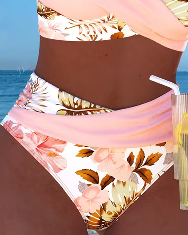 Jolina | Bikini a Contrasto Floreale