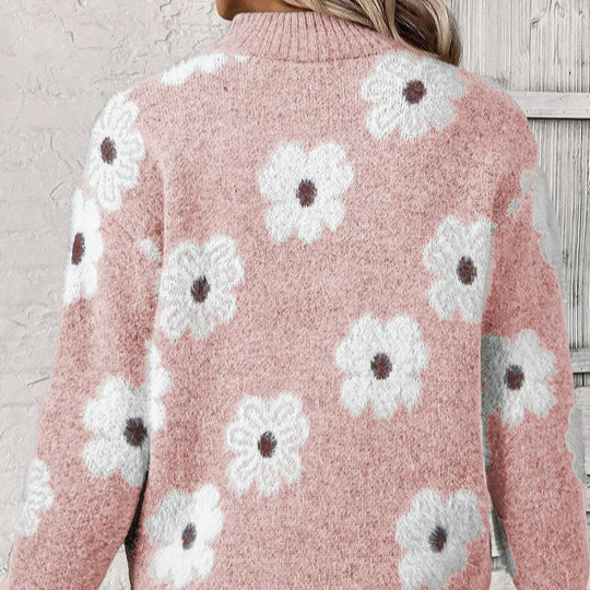 BLOOM | Pullover con colletto a zip
