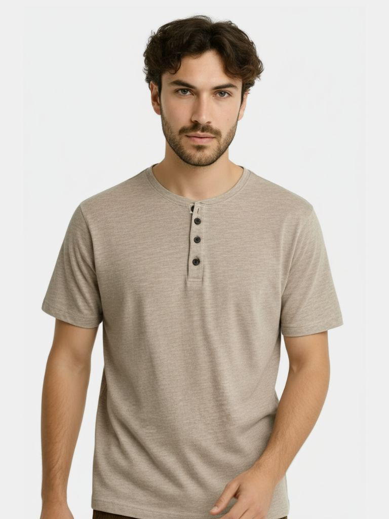Adam | Camicia Henley Premium