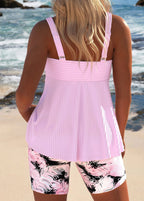 Edith | Tankini con pantaloni corti floreali