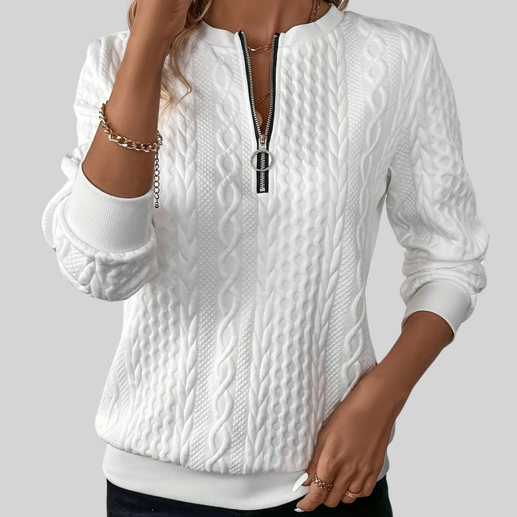 LUCIA I Maglione con zip