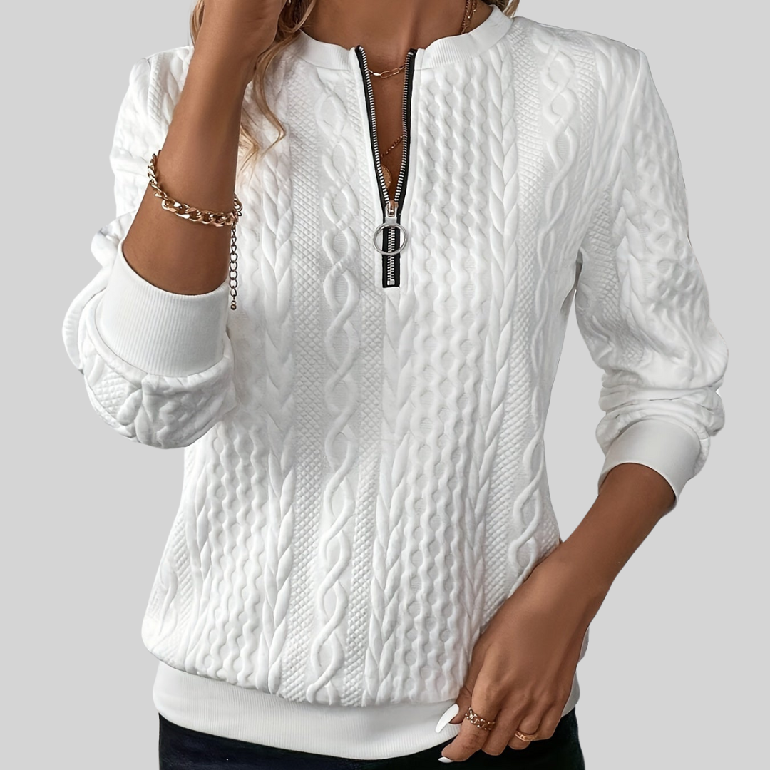 LUCIA I Maglione con zip