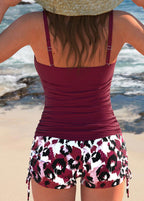 Gabby | Ripp-Tankini con pantaloni corti stampati