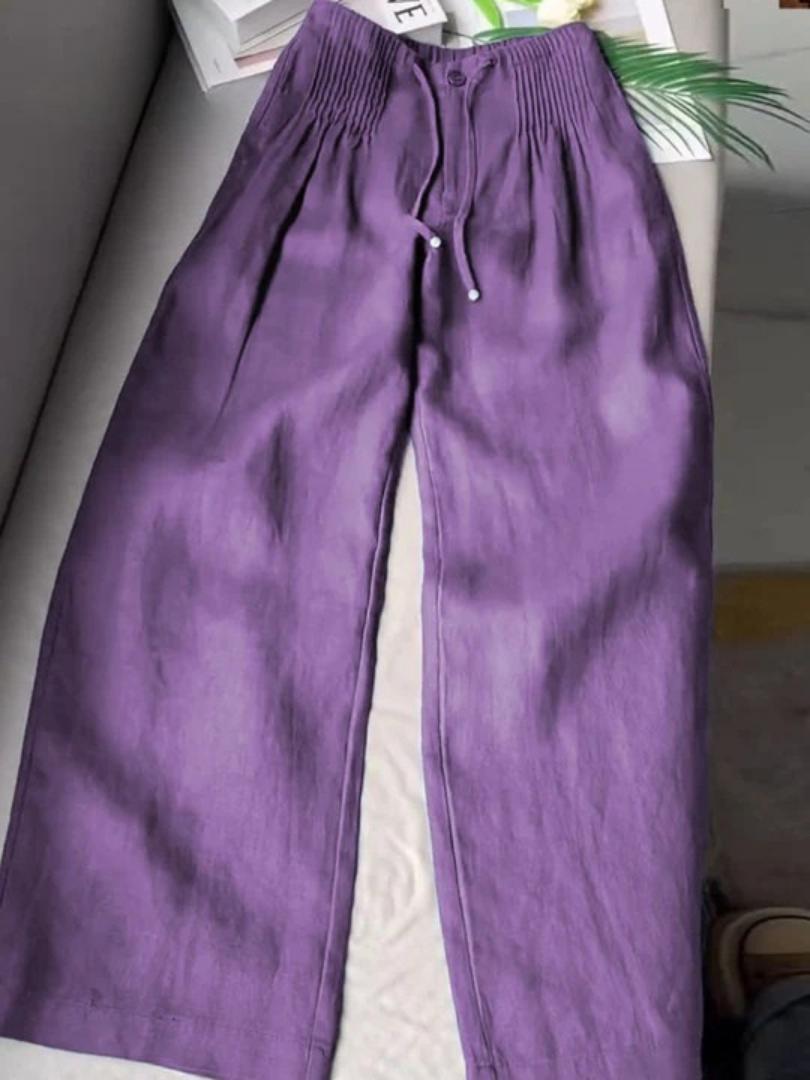 Isabelle | Pantaloni fluidi a gamba larga