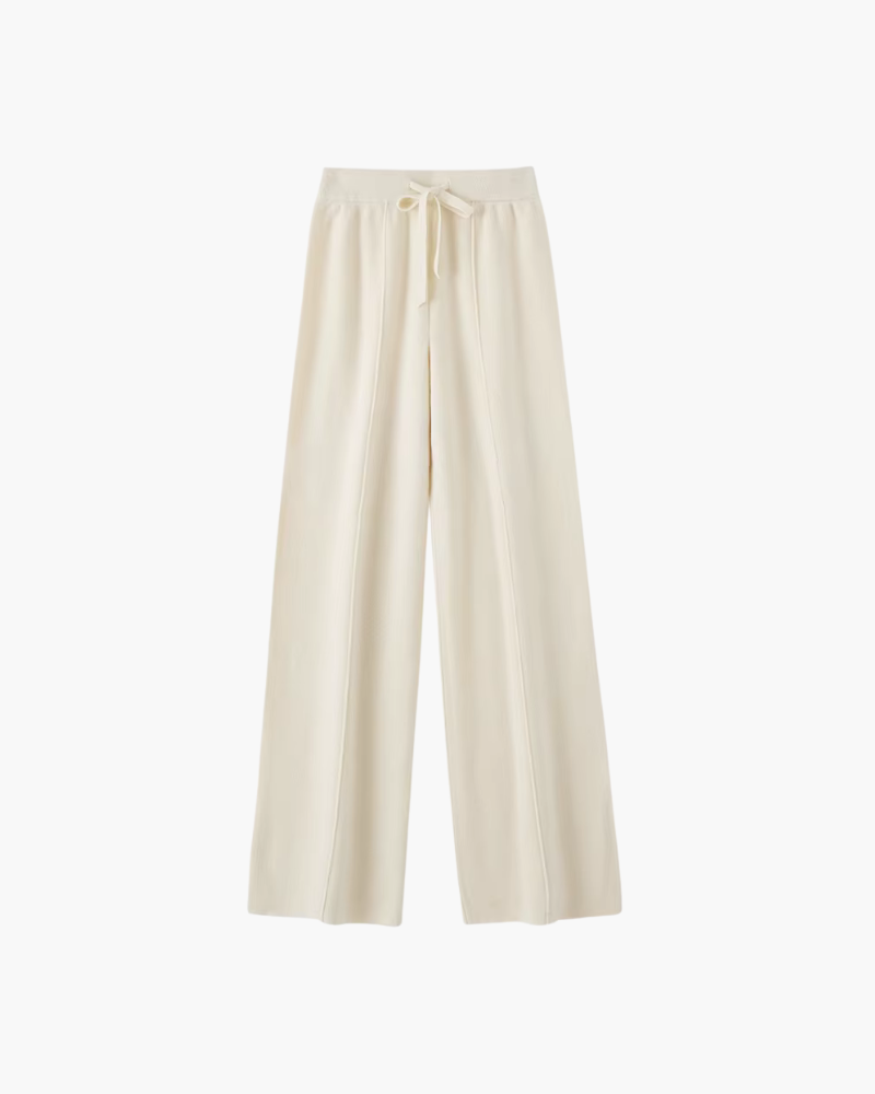 Ewa | Pantaloni in Lana Merino Pura
