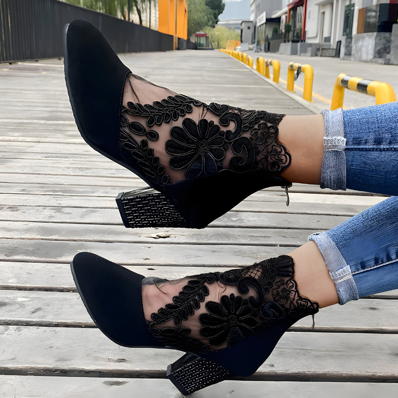 Norene™| Stivaletti in Pizzo