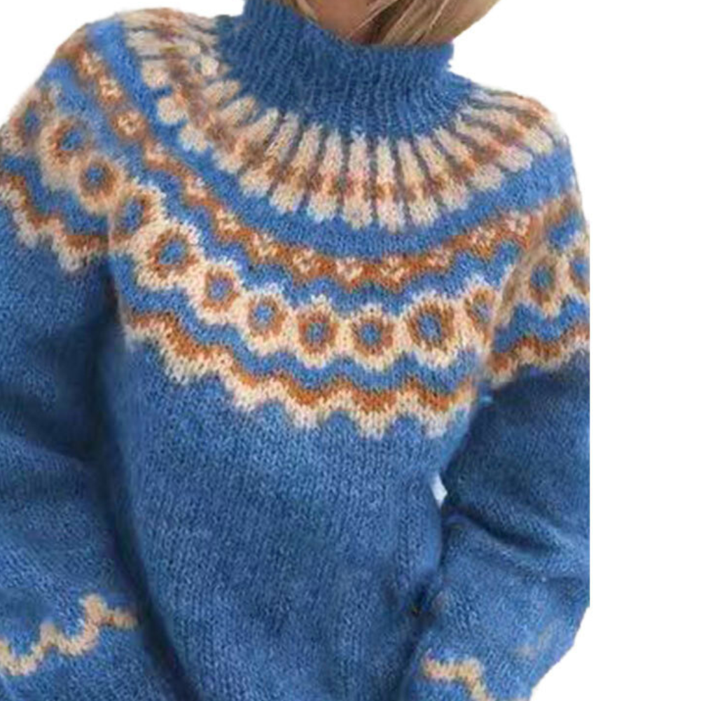 Sylvia™| Maglione elegante a collo alto
