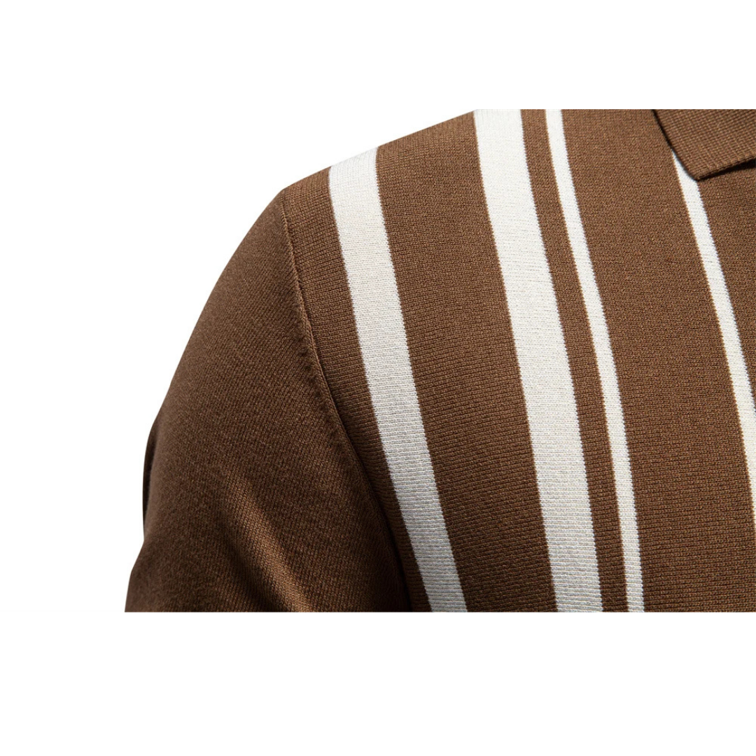 Zalecta | Polo a Righe Raffinato