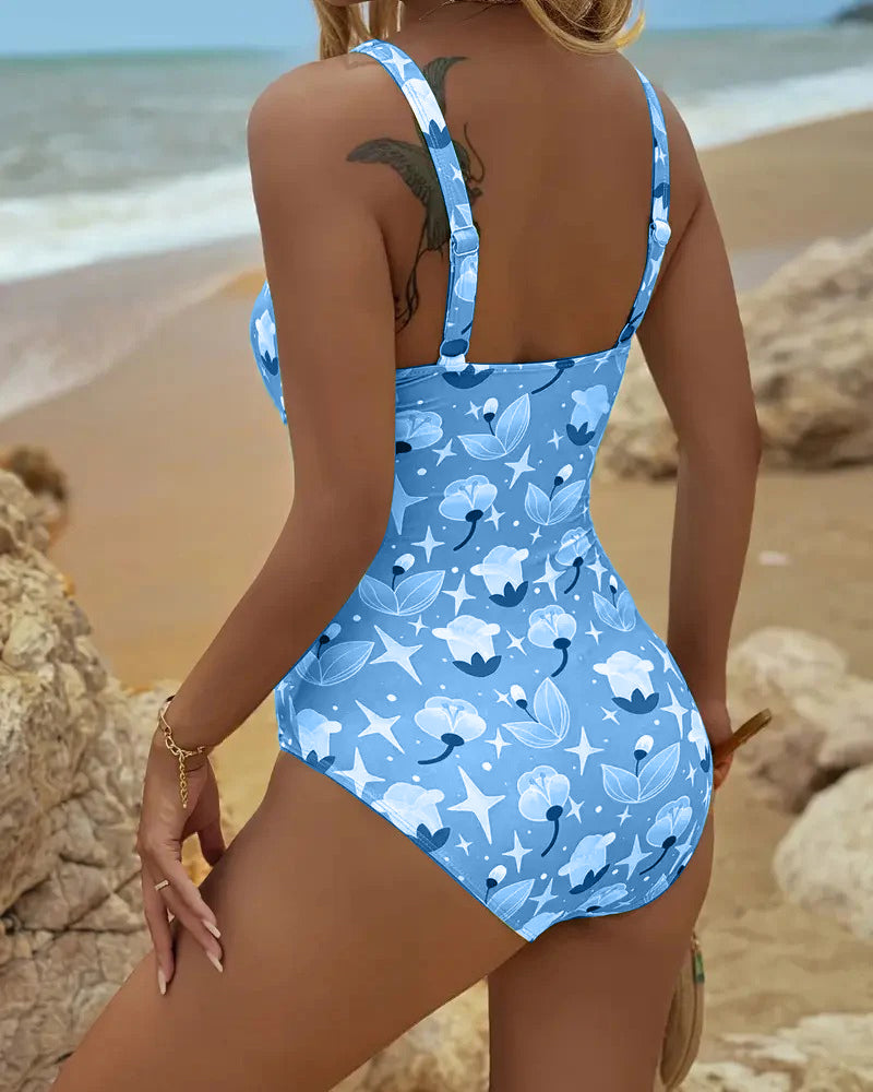 Clara | Tankini stampato a pezzo unico