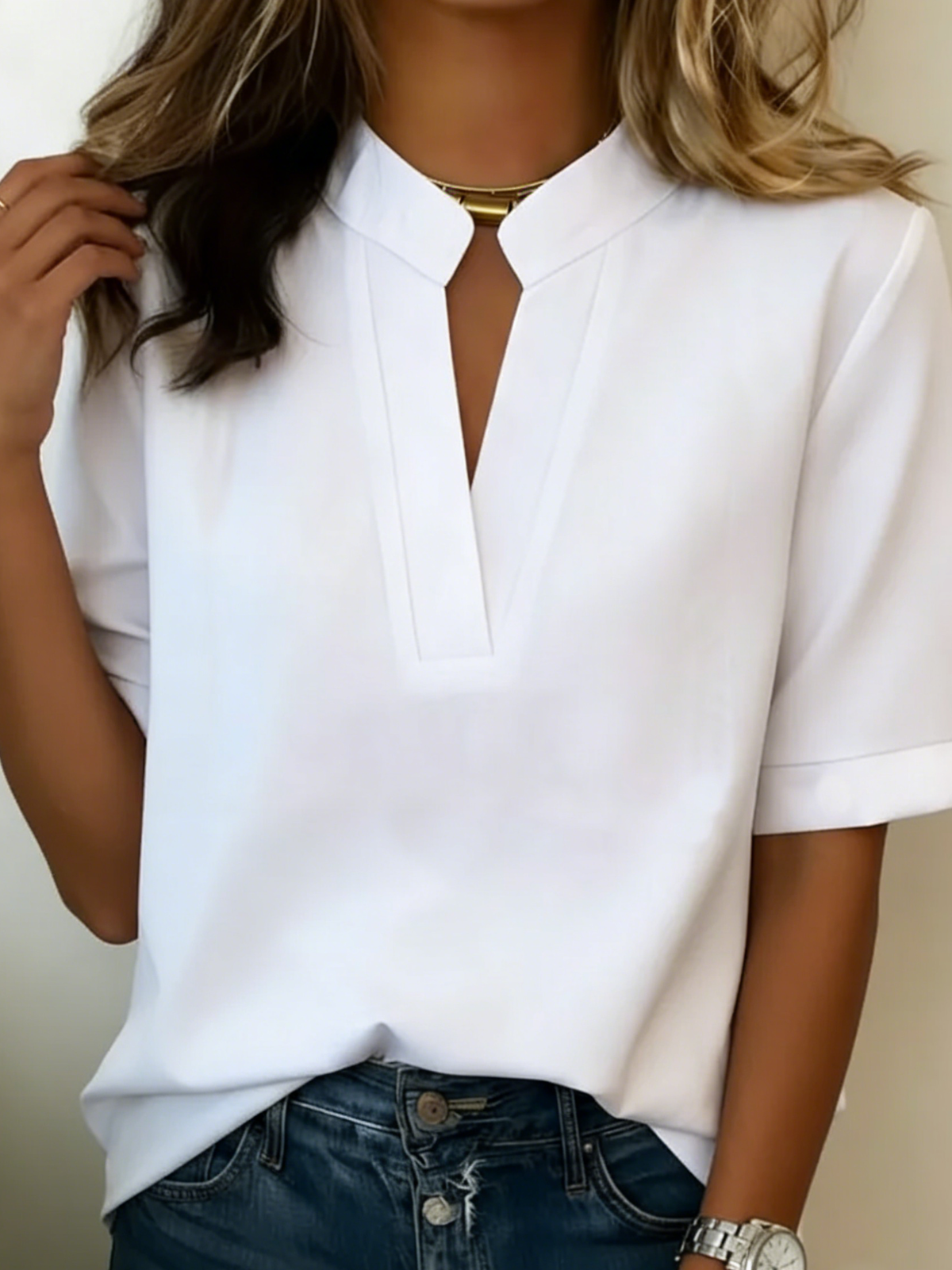 Élise | Blusa elegante con colletto raffinato