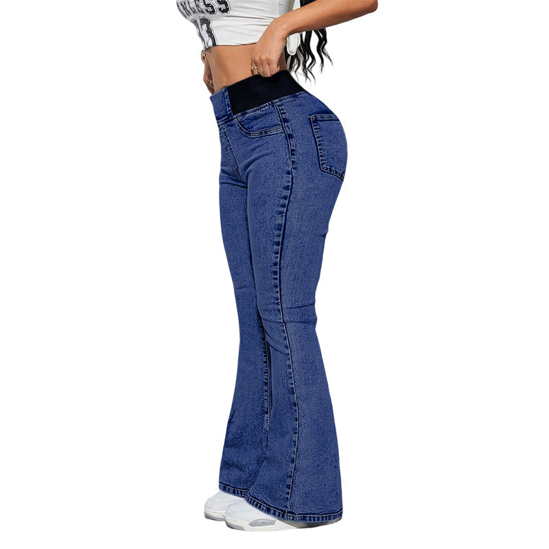Jeans Stretch a Vita Alta da Donna