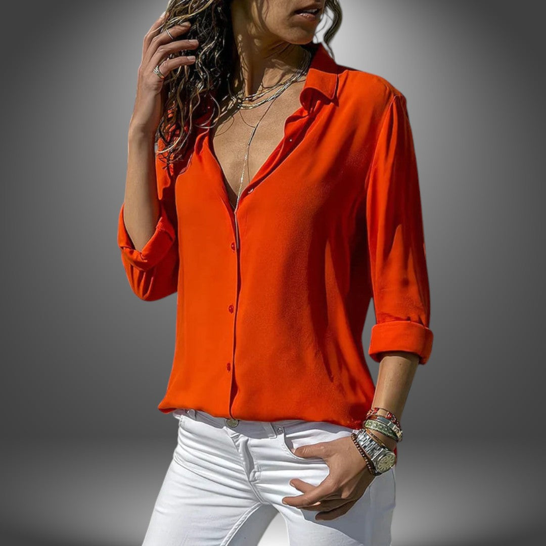 Valeria | Blusa Classica con Bottoni