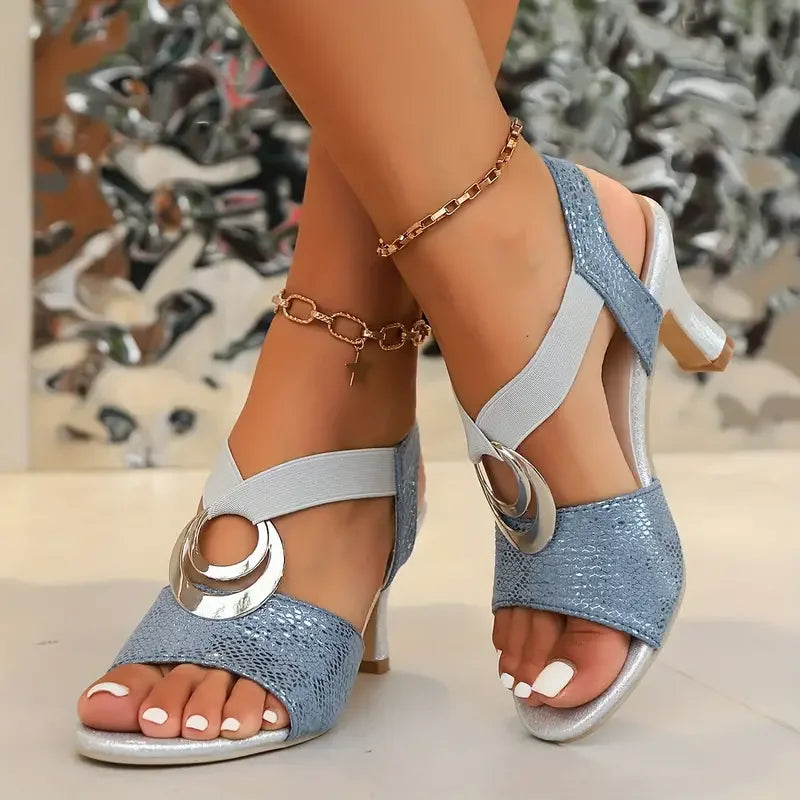 Ayindra - Sandalo ortopedico con tacco alto