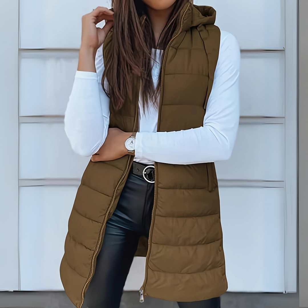 Rosemarie™| Gilet lungo da donna