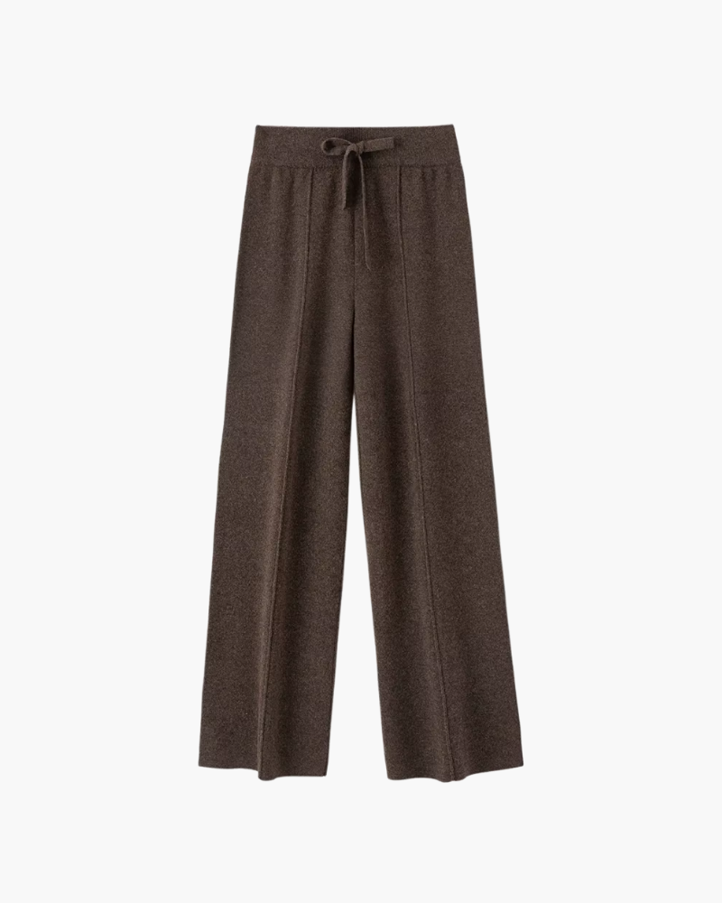 Ewa | Pantaloni in Lana Merino Pura