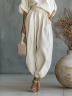 Set in Lino Off-Shoulder