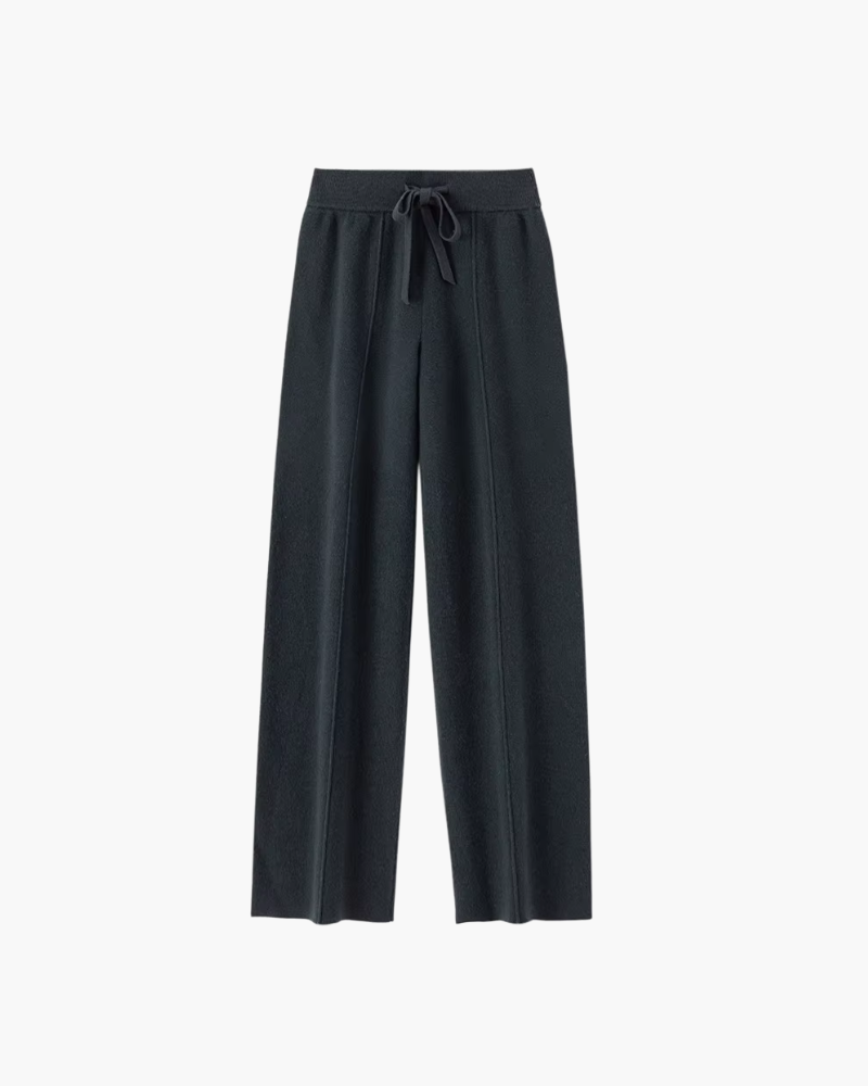Ewa | Pantaloni in Lana Merino Pura