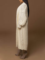 Ivory™| Cappotto in Maglia