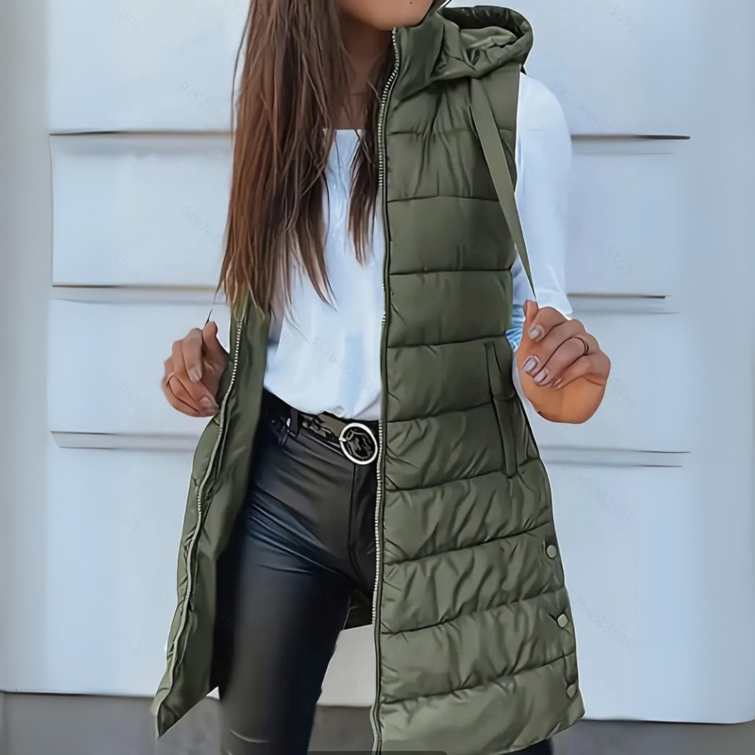 Rosemarie™| Gilet lungo da donna