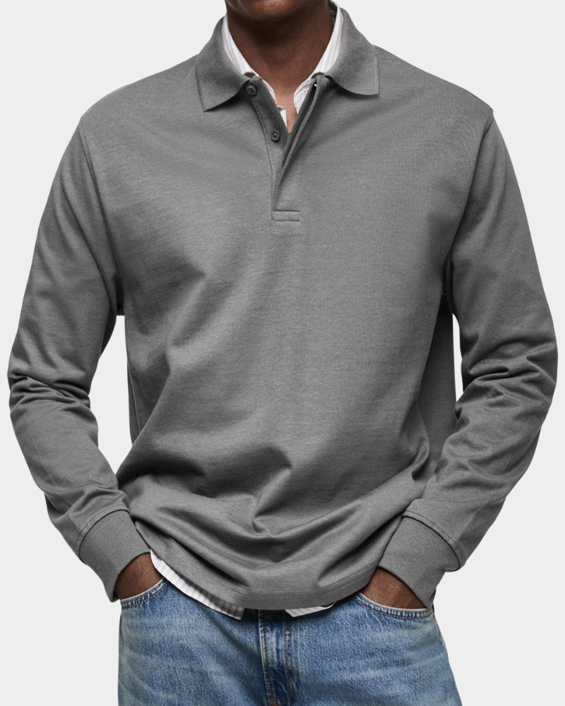 Lucca | Polo a Maniche Lunghe Premium