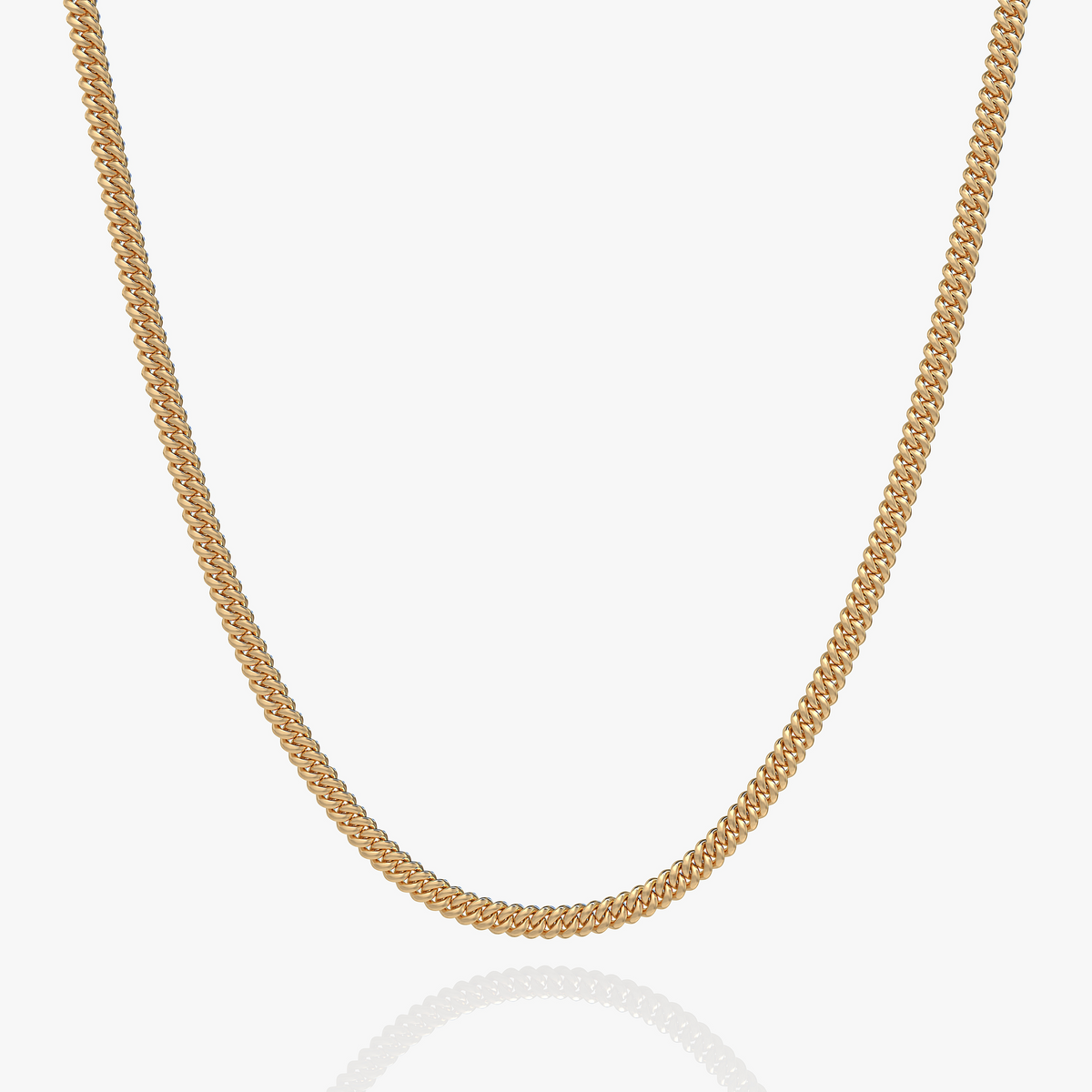 Collana Cuban Link in Oro per Uomini - Catena Robusta in Acciaio Inossidabile