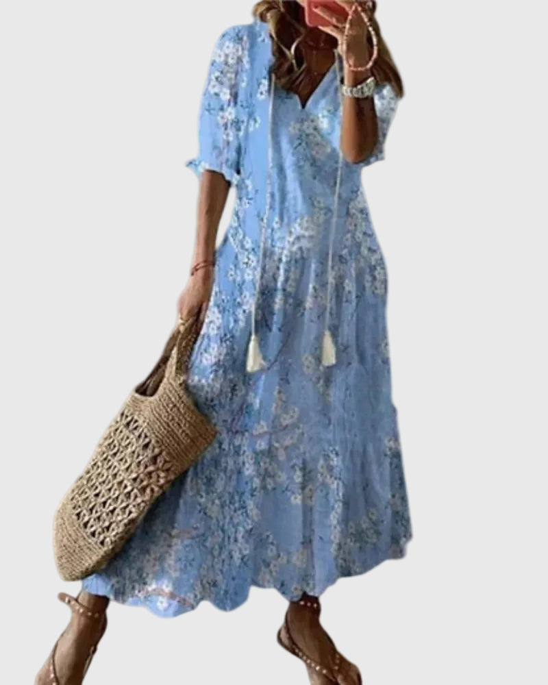Amalia | Abito Maxigonna Boho Vintage Estivo
