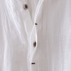 Camicia di lino a maniche corte David