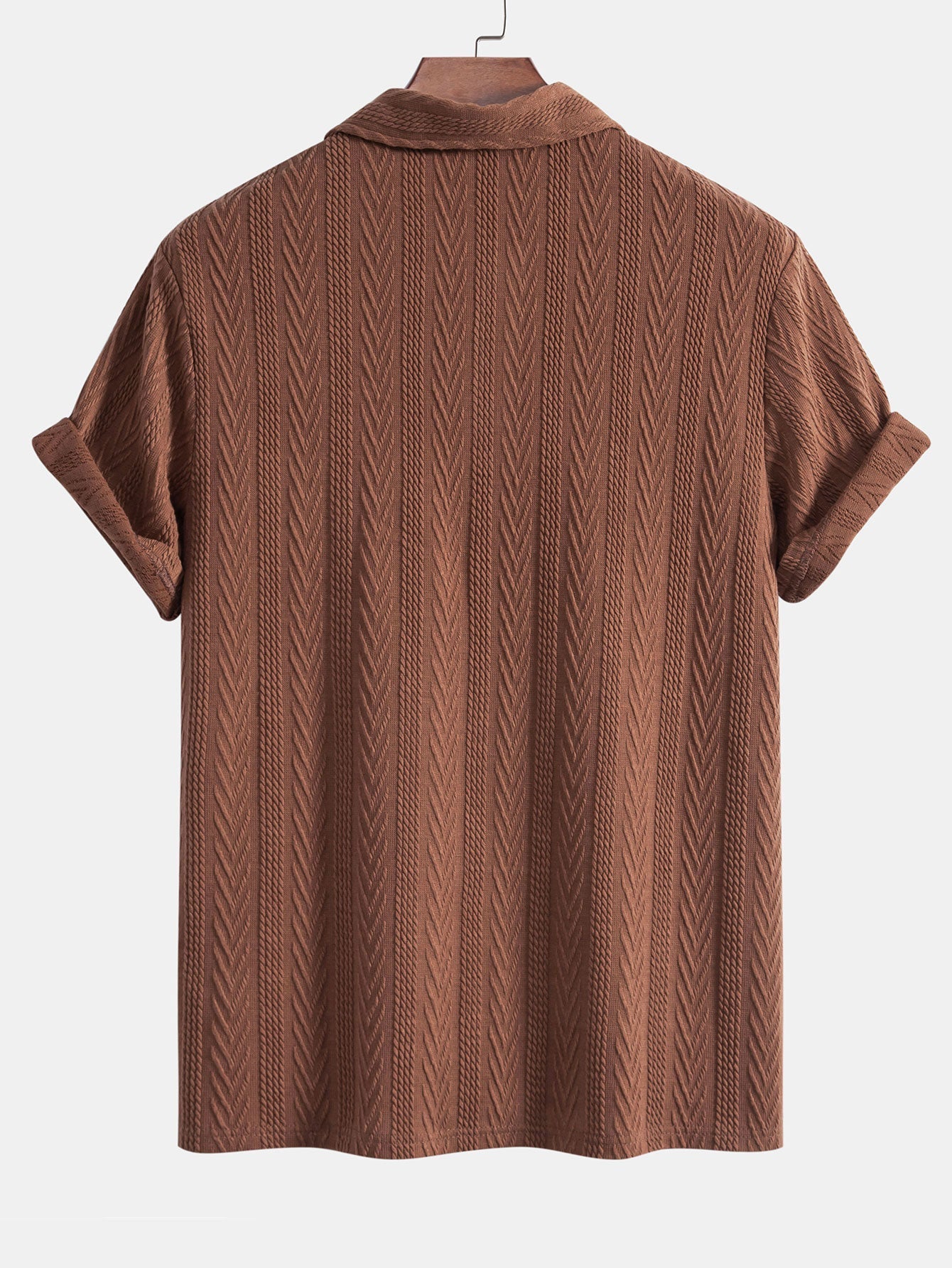 Polo Jacquard Geometrico In Maglia