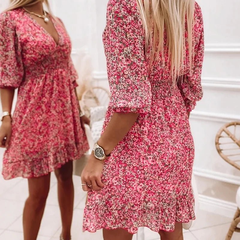 Sunna - Elegante Abito a Fiori