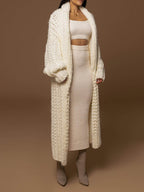 Ivory™| Cappotto in Maglia