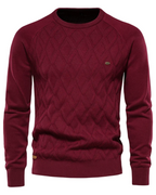Maglione da Uomo con Design a Quadri