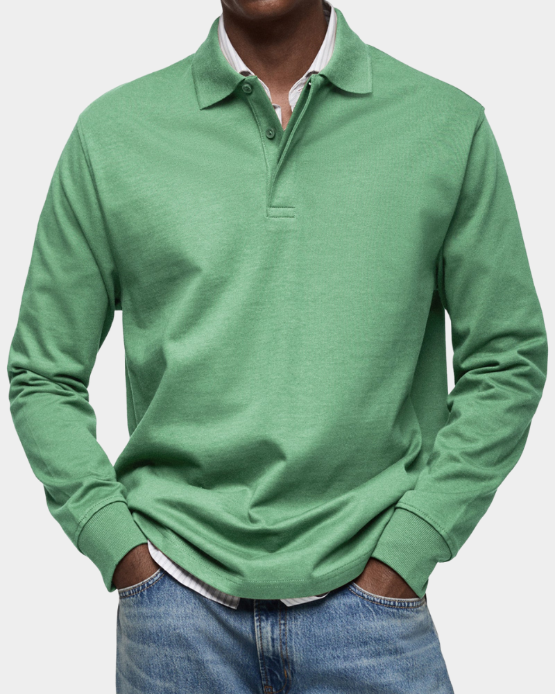 Lucca | Polo a Maniche Lunghe Premium