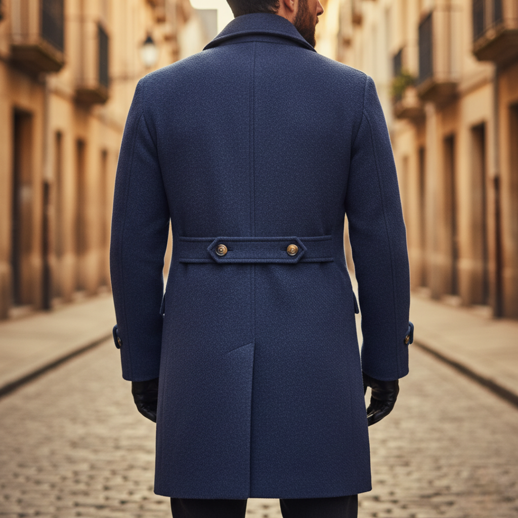 Edizione Limitata: Cappotto Classico da Uomo in Ricca Miscela di Lana