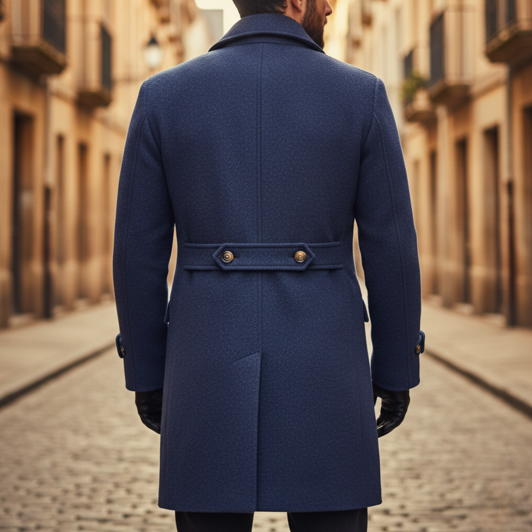 Edizione Limitata: Cappotto Classico da Uomo in Ricca Miscela di Lana