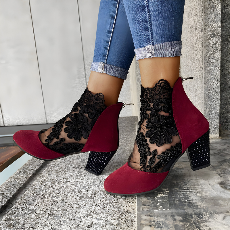 Norene™| Stivaletti in Pizzo