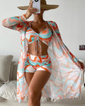 Laluna® | Set bikini 3 pezzi con stampa
