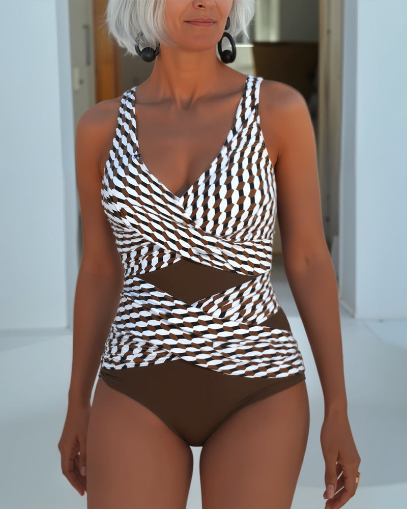 Ashley | Costume da bagno con design incrociato