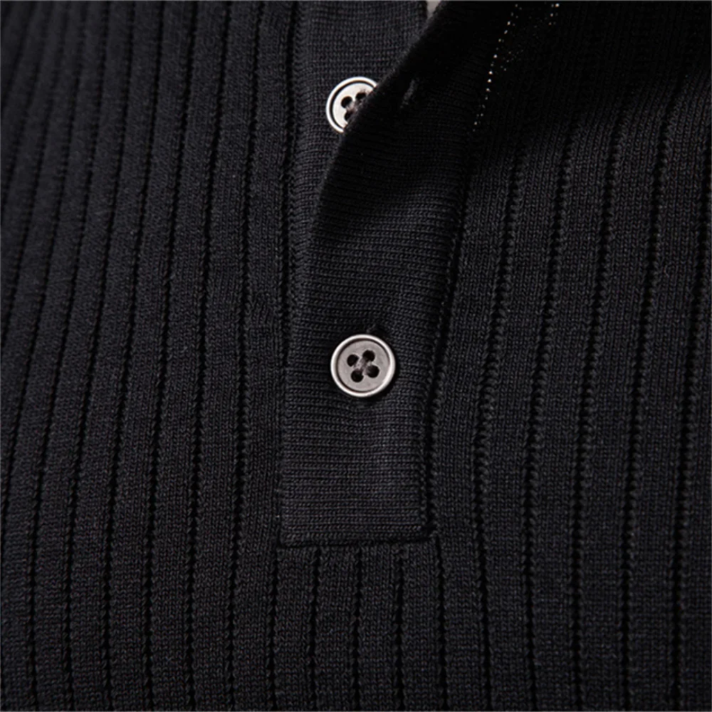 Zalecta | Maglietta Henley a Costine