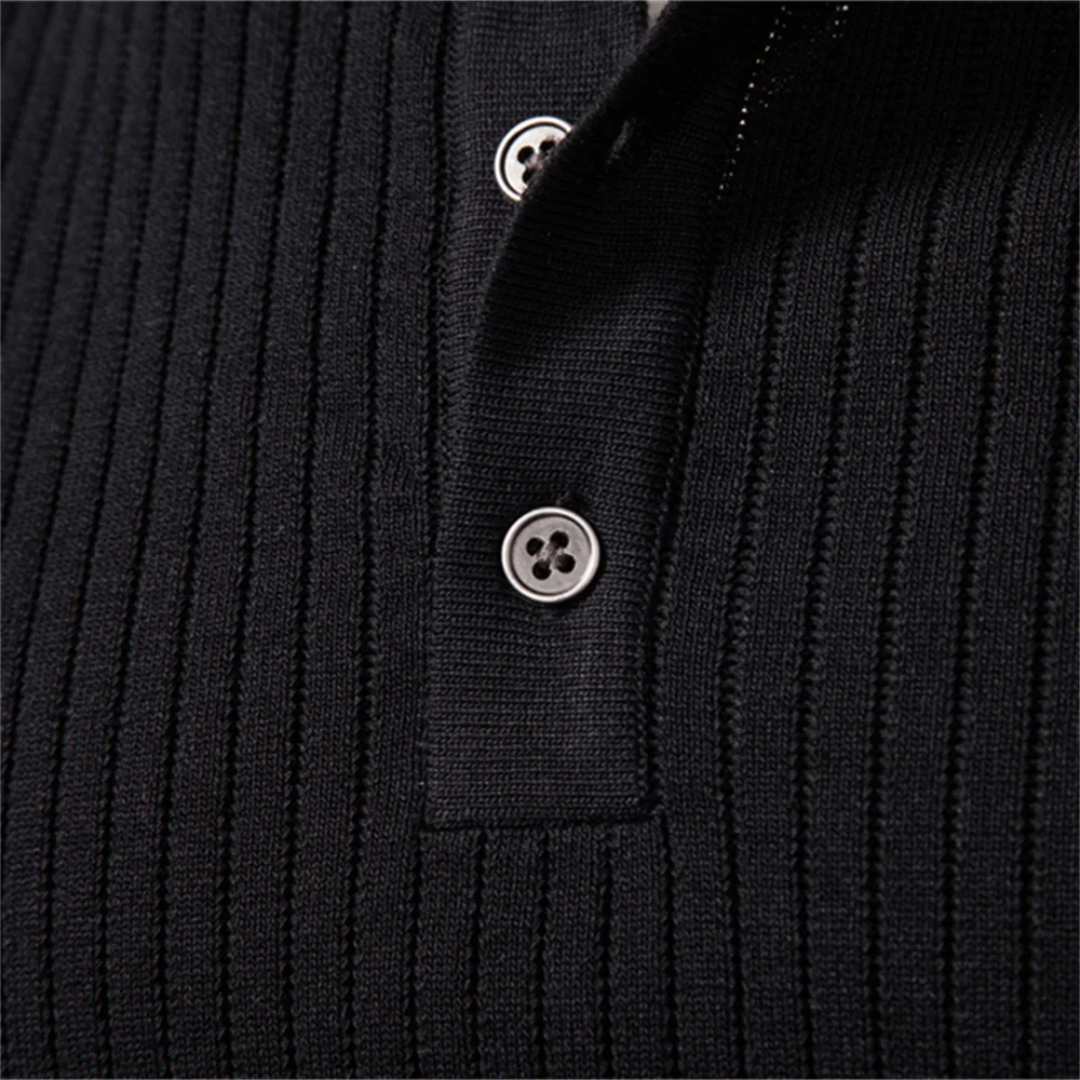 Zalecta | Maglietta Henley a Costine